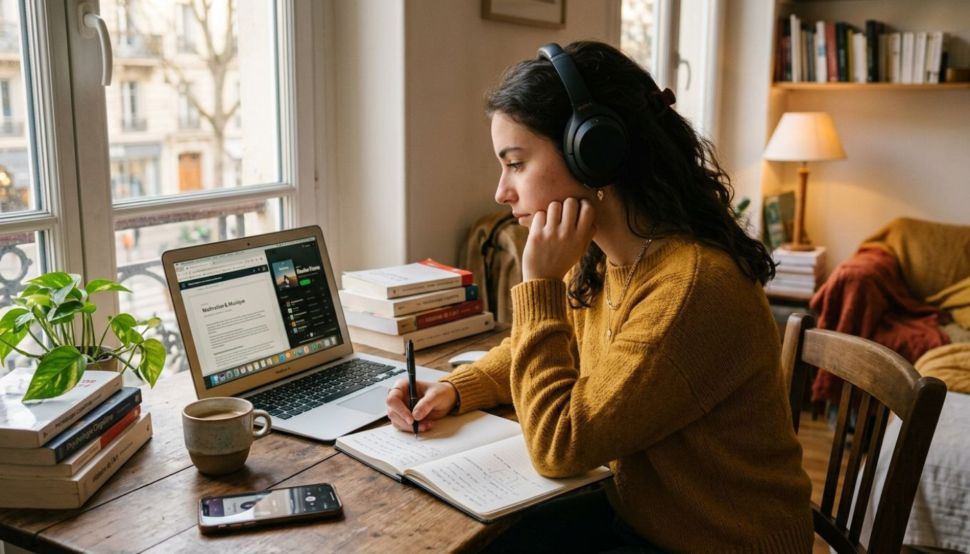 Peut-on booster sa motivation grâce à la musique pendant les études ?